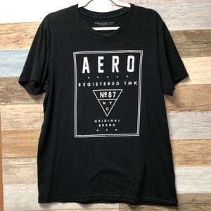 Aeropostale Black Tee Size Lg